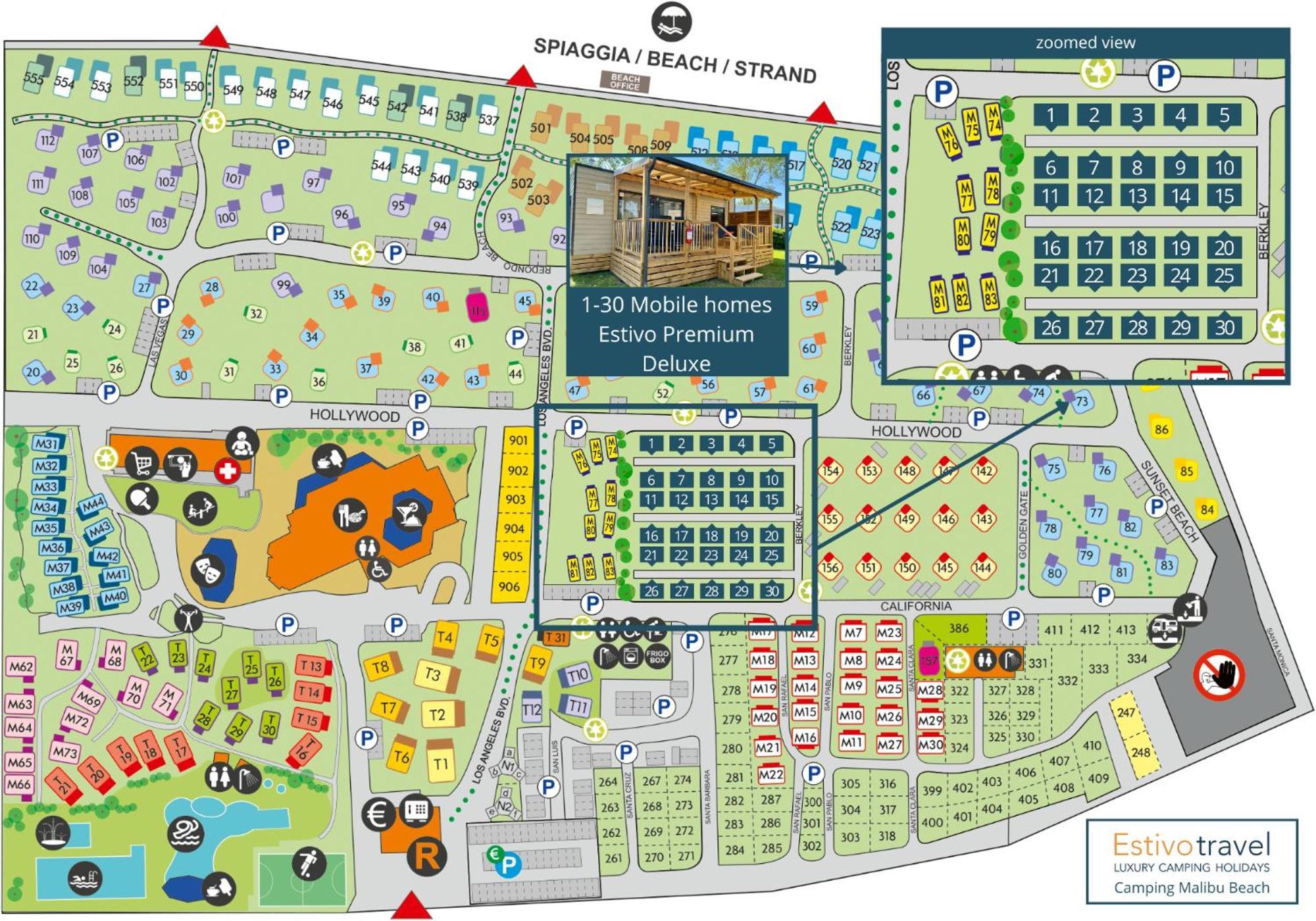 Estivo Premium Deluxe Mobile Homes On Camping Malibu Beach Lido di Jesolo